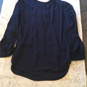 Premise Midnight Blue Blouse Size Large